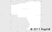 Silver Style Simple Map of ZIP code 90048