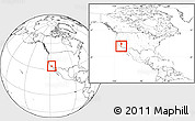 Blank Location Map of ZIP code 90061, within the entire country