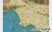 Satellite Map of ZIP code 90061
