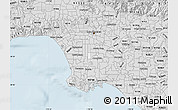 Silver Style Map of ZIP code 90061