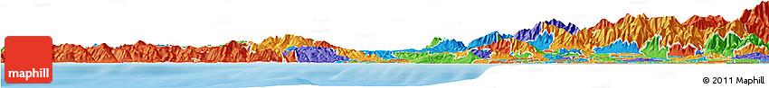 Political Horizon Map of ZIP Code 90066