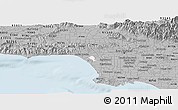 Gray Panoramic Map of ZIP code 90066