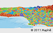 Political Panoramic Map of ZIP code 90066