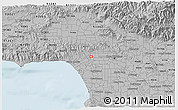 Gray 3D Map of ZIP code 90211