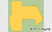 Savanna Style Simple Map of ZIP code 90211