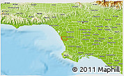 Physical 3D Map of ZIP code 90245
