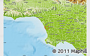 Physical Map of ZIP code 90245