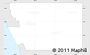 Silver Style Simple Map of ZIP code 90245