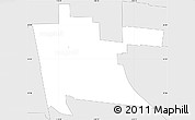 Silver Style Simple Map of ZIP code 90255