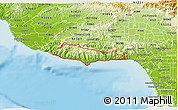 Physical 3D Map of ZIP code 90265