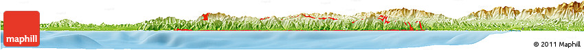 Physical Horizon Map of ZIP Code 90265