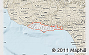 Classic Style Map of ZIP code 90265
