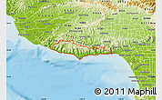 Physical Map of ZIP code 90265