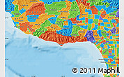 Political Map of ZIP code 90265