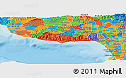 Political Panoramic Map of ZIP code 90265