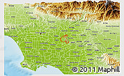 Physical 3D Map of ZIP code 90601