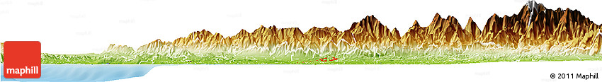 Physical Horizon Map of ZIP Code 90601