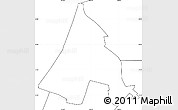 Blank Simple Map of ZIP code 90606