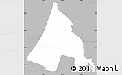 Gray Simple Map of ZIP code 90606
