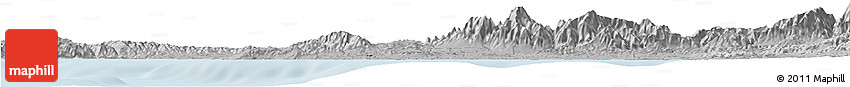 Gray Horizon Map of ZIP Code 90723