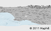 Gray Panoramic Map of ZIP code 90723