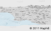 Silver Style Panoramic Map of ZIP code 90723