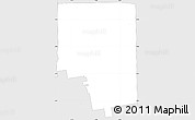 Silver Style Simple Map of ZIP code 91007