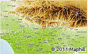 Physical 3D Map of ZIP code 91024
