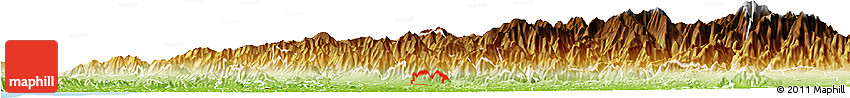 Physical Horizon Map of ZIP Code 91024