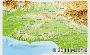 Physical 3D Map of ZIP code 91303