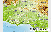 Physical Map of ZIP code 91303