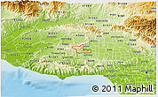 Physical 3D Map of ZIP code 91307