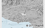 Gray Map of ZIP code 91307