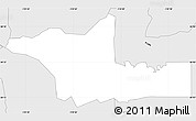 Silver Style Simple Map of ZIP code 91307