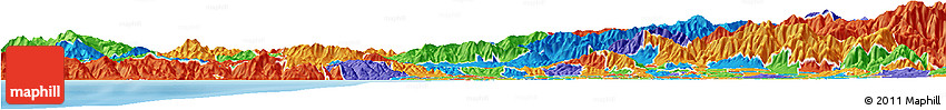 Political Horizon Map of ZIP Code 91331