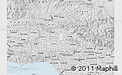 Silver Style Map of ZIP code 91331