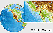 Physical Location Map of ZIP code 91710