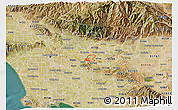 Satellite 3D Map of ZIP code 91746