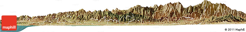 Satellite Horizon Map of ZIP Code 91746