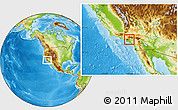 Physical Location Map of ZIP code 91746
