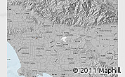 Gray Map of ZIP code 91746