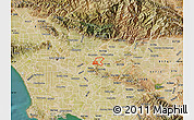 Satellite Map of ZIP code 91746