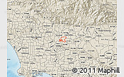 Shaded Relief Map of ZIP code 91746
