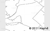 Blank Simple Map of ZIP code 91746