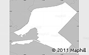 Gray Simple Map of ZIP code 91746