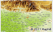Physical 3D Map of ZIP code 91763