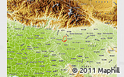 Physical Map of ZIP code 91763