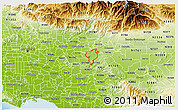 Physical 3D Map of ZIP code 91789