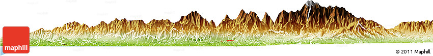 Physical Horizon Map of ZIP Code 91789