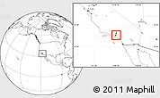 Blank Location Map of ZIP code 91803